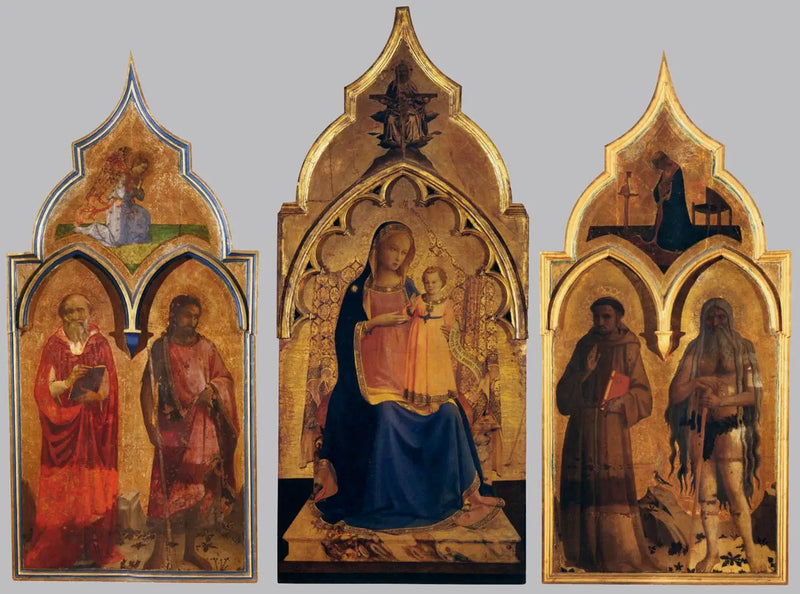 Jomfruen som holder Jesusbarnet i armen - Fra Angelico

Source:
la Vierge tenant l’enfant Jésus sur son bras - Fra Angelico