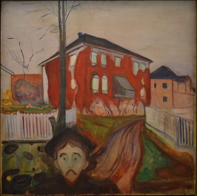 Den røde villvinen - Edvard Munch