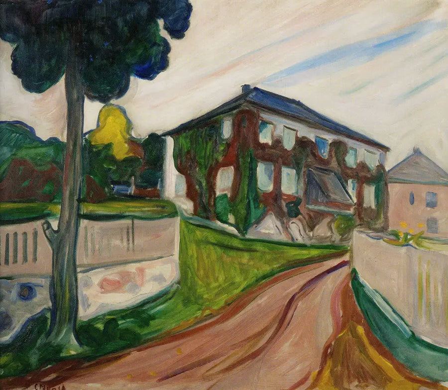 Den røde jomfru-vinen - Edvard Munch