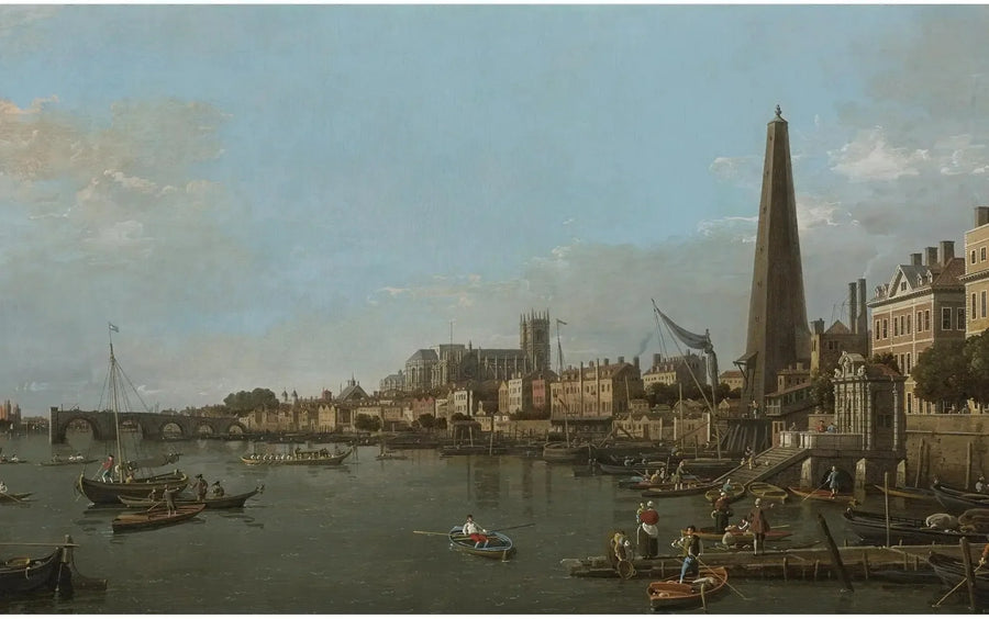 Westminster by fra Themsen, nær York Water Gate - Canaletto

Source:
La ville de Westminster depuis la Tamise, près de la York Water Gate - Canaletto