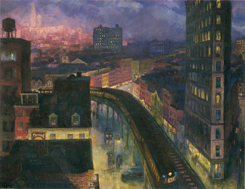 Byen sett fra Greenwich Village - John Sloan