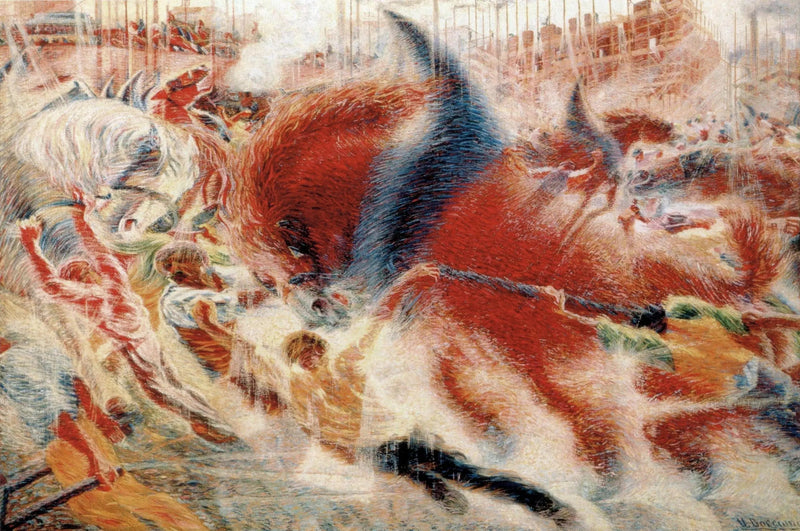 Byen reiser seg - Umberto Boccioni

Source:
La ville se lève - Umberto Boccioni