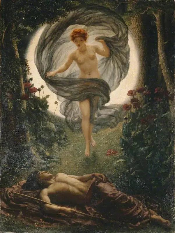 Endymions visjon - Edward Poynter

Source:
La vision d'Endymion - Edward Poynter