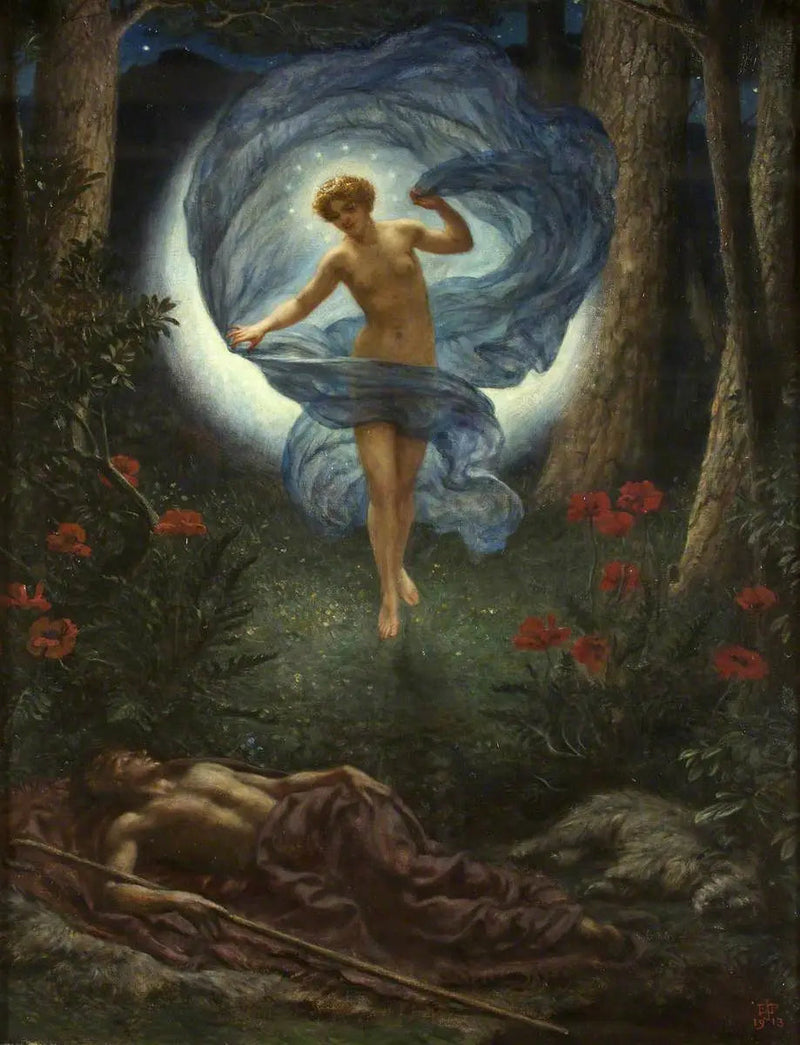 Endymions visjon - Edward Poynter

Source:
La vision d'Endymion - Edward Poynter