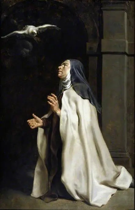 Thérèses avilas due for fredsduen - Peter Paul Rubens