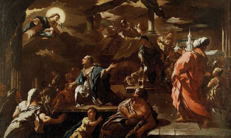 Maries Egyptiske Visjon - Luca Giordano