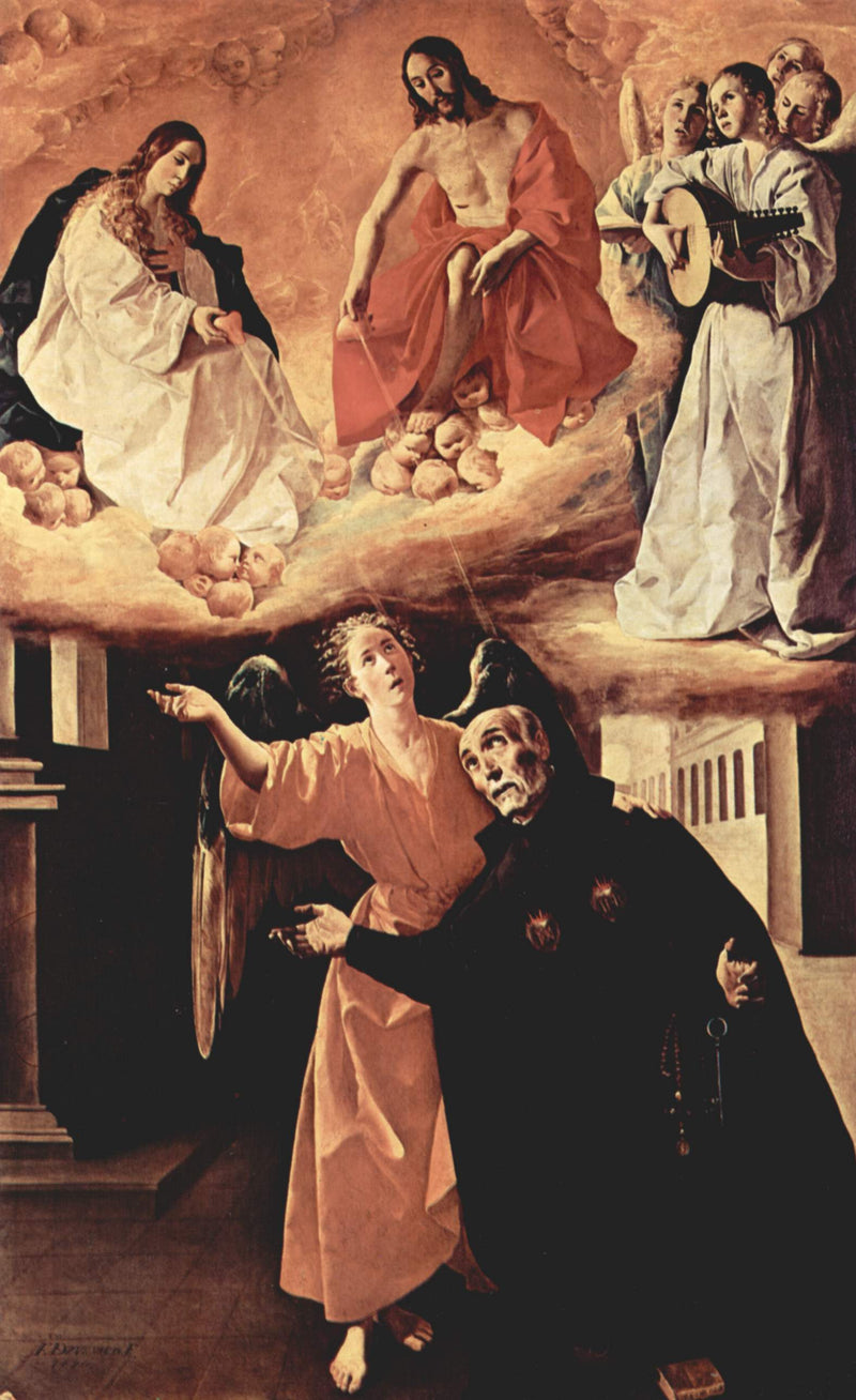 Saint Alonso Rodriguezs visjon - Francisco de Zurbarán
