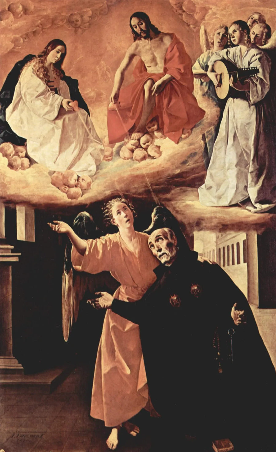 Saint Alonso Rodriguezs visjon - Francisco de Zurbarán
