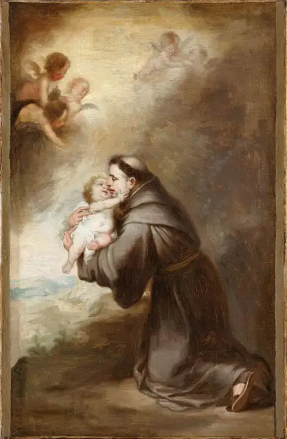 Saint Antonius de Padua's visjon - Bartolomé Esteban Murillo

Source:
La vision de saint Antoine de Padoue - Bartolomé Esteban Murillo