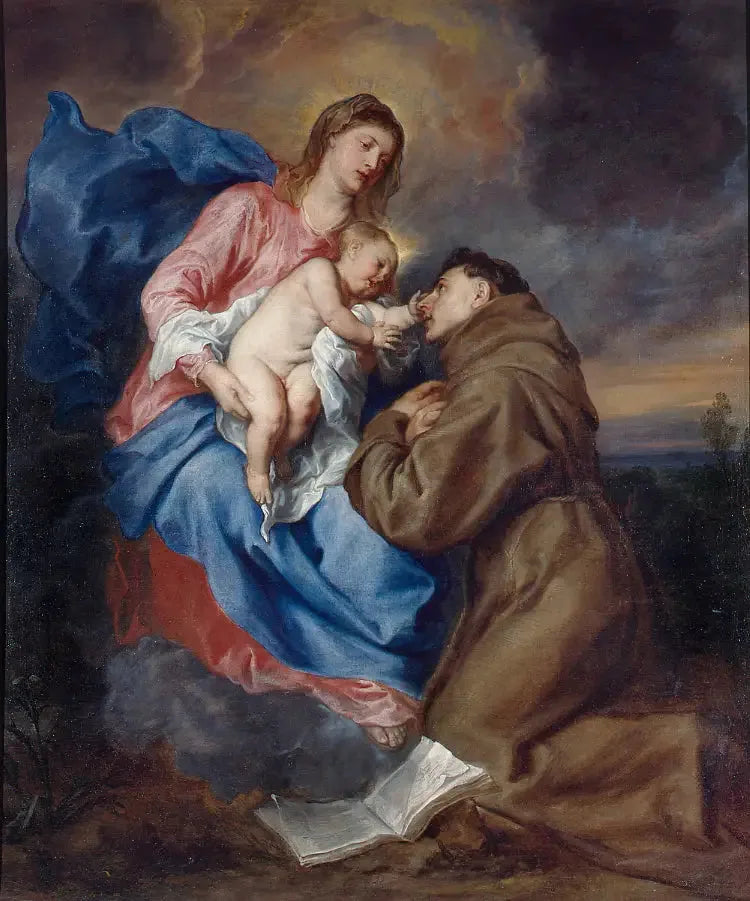Saint Antoine de Padoue sin visjon, ca. 1629 - Antoine van Dyck

Source:
La vision de saint Antoine de Padoue, vers 1629 - Antoine van Dyck