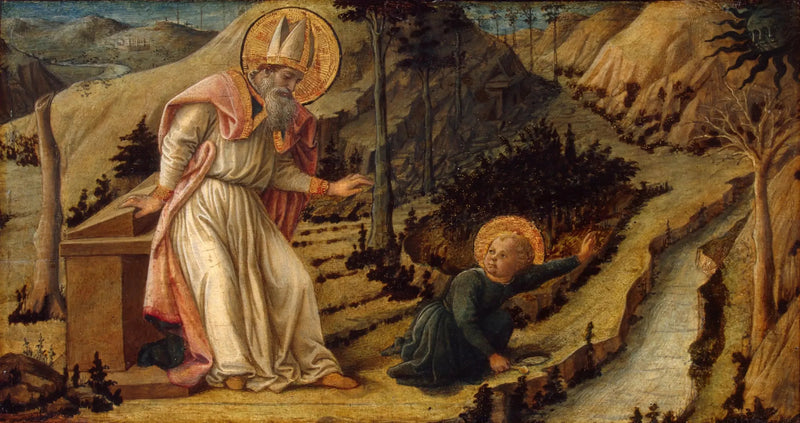 Saint Augustins visjon - Fra Filippo Lippi