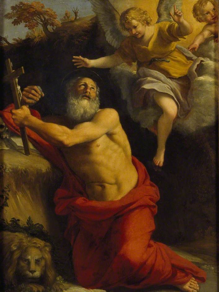 Saint Jérômes visjon - Domenichino
