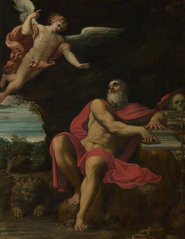 Saint Jérôme sin visjon - Domenichino