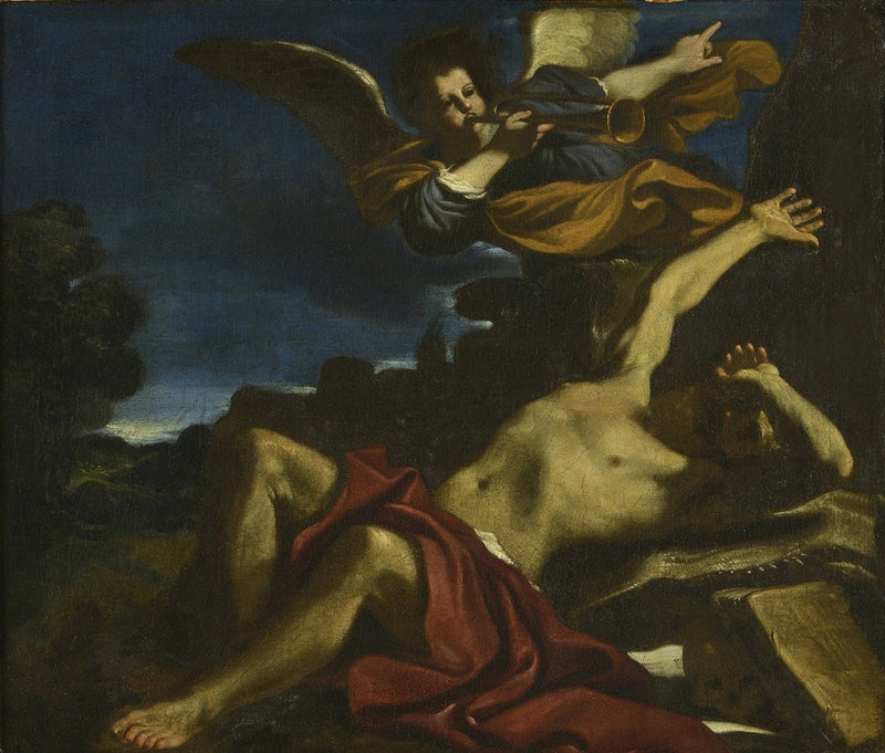 Saint Jérômes visjon - Guercino