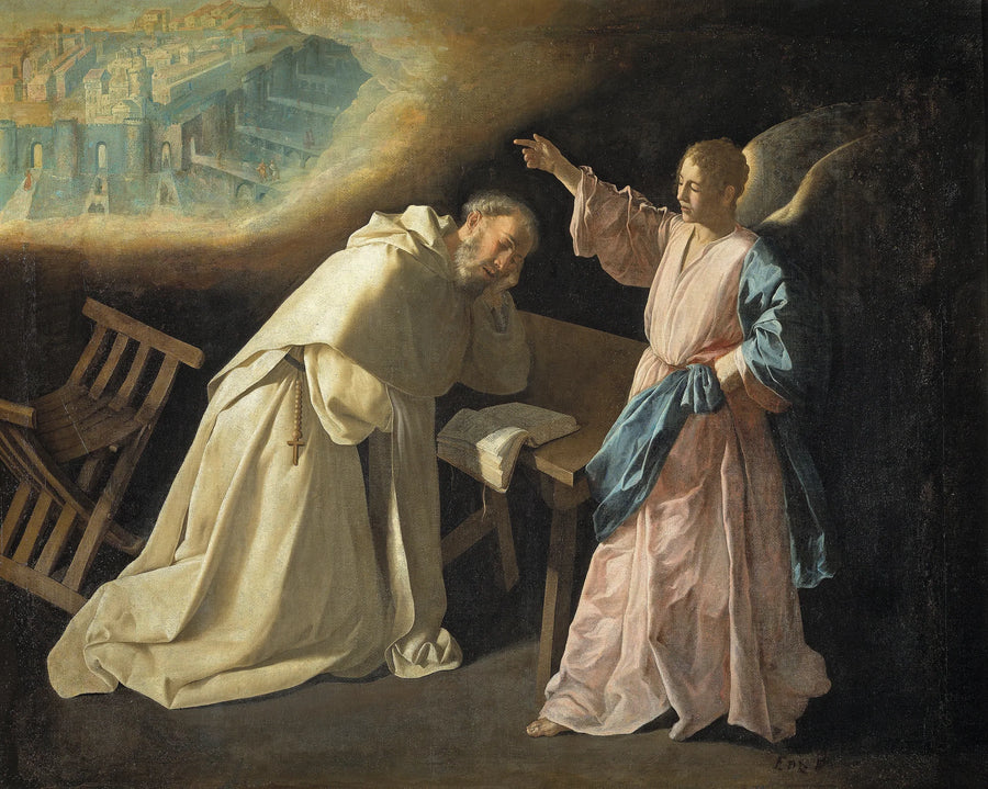 Visjonen til Saint Pierre Nolasque - Francisco de Zurbarán
