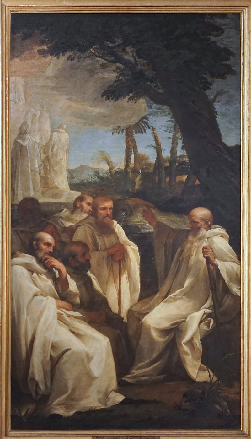Saint Romualds visjon - Andrea Sacchi