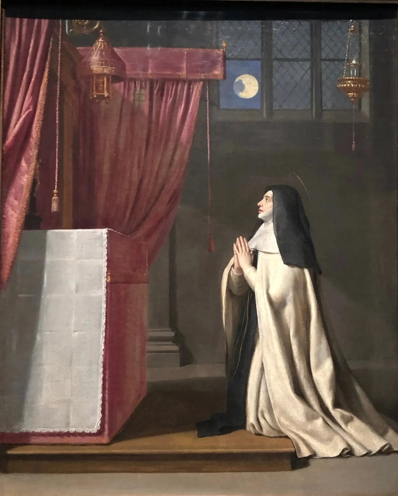 Den hellige Juliennes visjon av Cornillon - Philippe de Champaigne