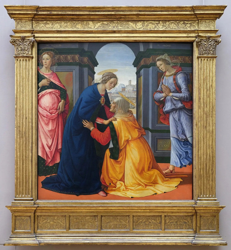 Besøket med Maria-Jacobie og Maria-Salomé - Domenico Ghirlandaio