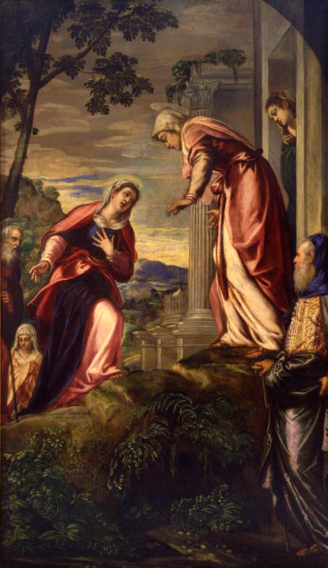 Besøket - Jacopo Tintoretto