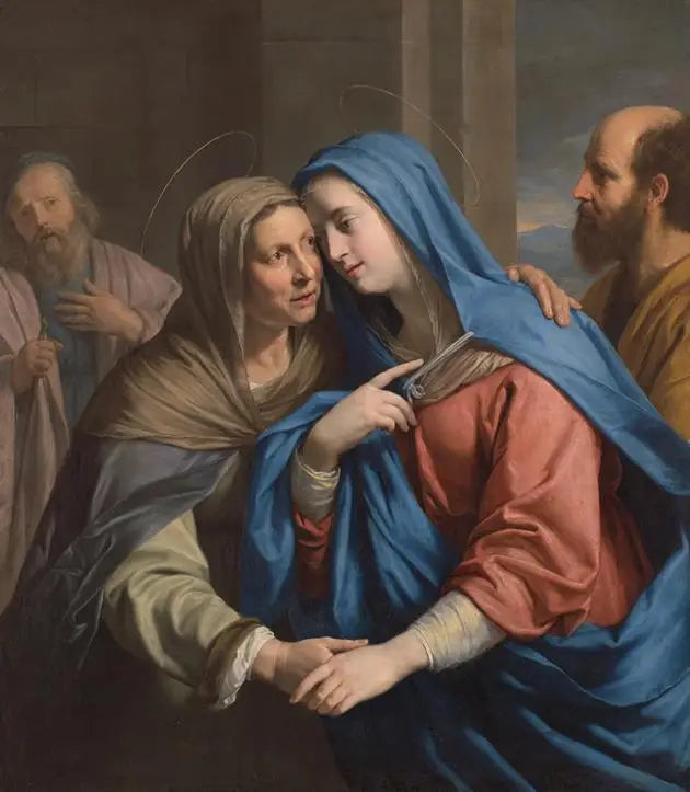 La Visitation - Philippe de Champaigne image 1 reproduction artisanale de tableau