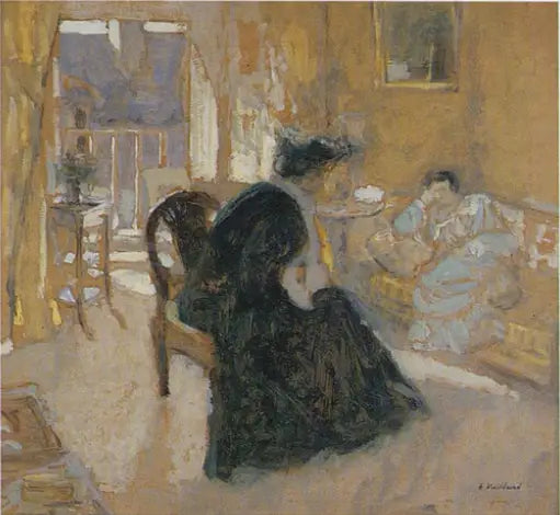 Besøket hos Madame Hessel - Édouard Vuillard