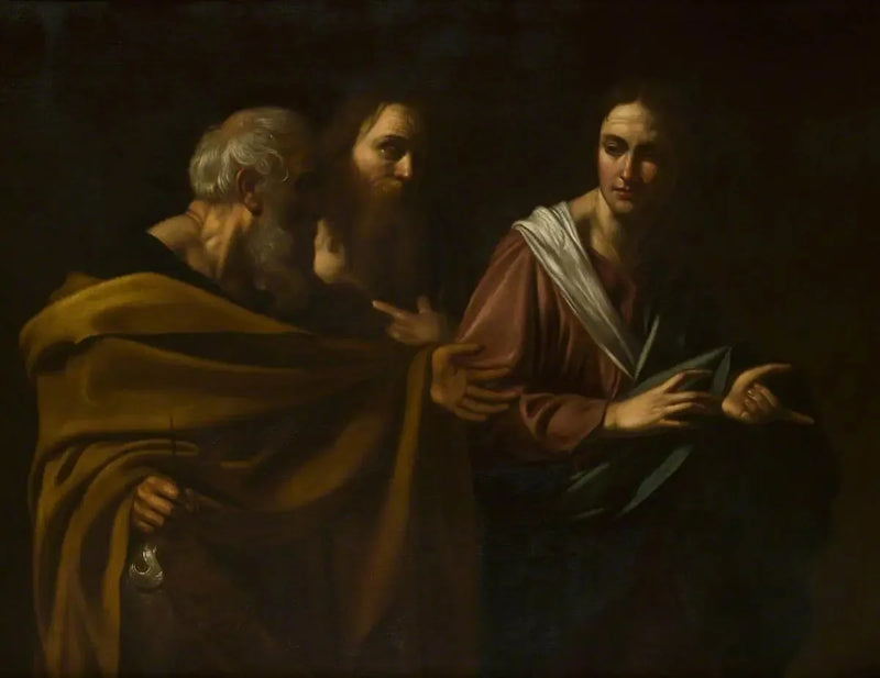 De hellige Peter og Andreas - Caravaggio