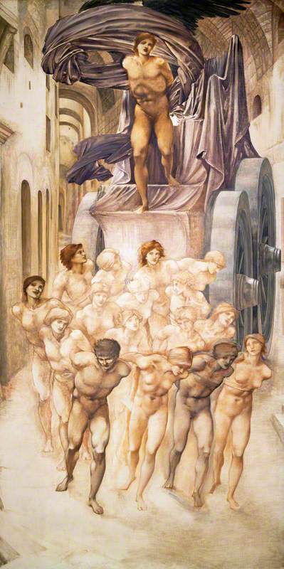 Kjærlighetens bil (Kjærlighetens vei) - Edward Burne-Jones
