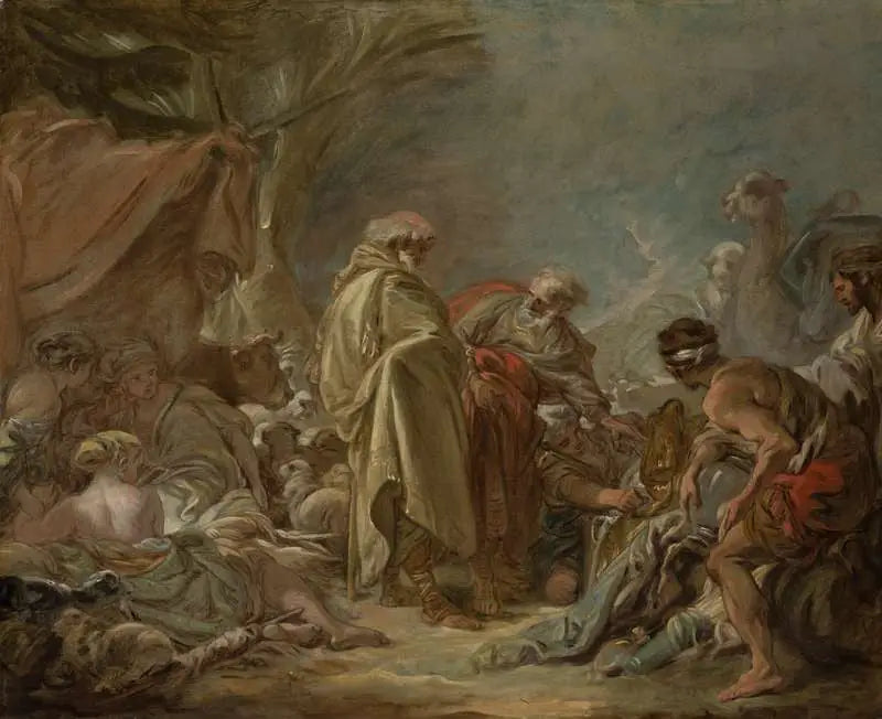 Laban på jakt etter sine idoler - François Boucher