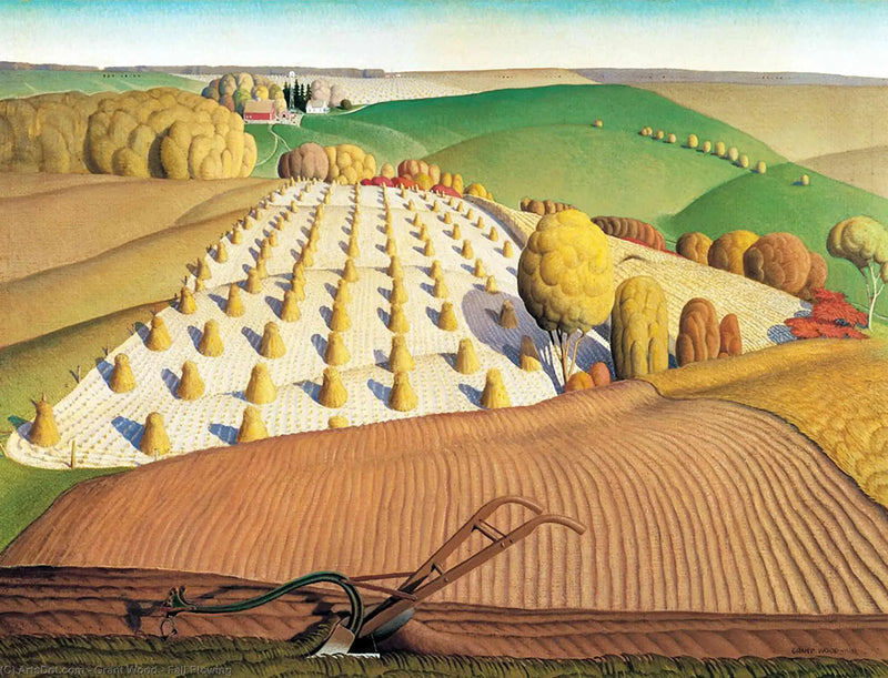 Høstarbeid - Grant Wood

Source:
Labour d'automne - Grant Wood