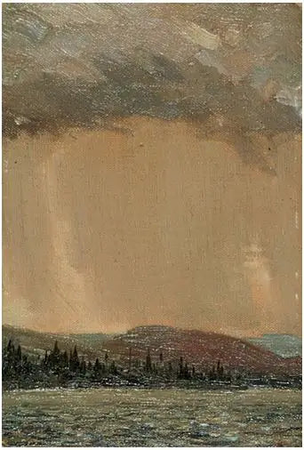 Lac Canoë - Tom Thomson image 1 copie de tableau peinte à la main