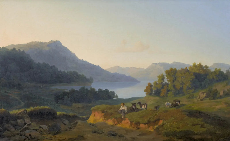 Fjellvann - Arnold Böcklin

Source:
Lac de montagne - Arnold Böcklin