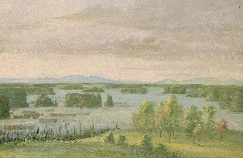 Svanesjøen (Svanesjøene), nær Coteau des Prairies - George Catlin

Source:
Lac du Cygne (Lac des Cygnes), Près du Coteau des Prairies - George Catlin