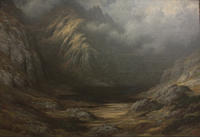 Innsjø i Skottland etter torden - Gustave Doré