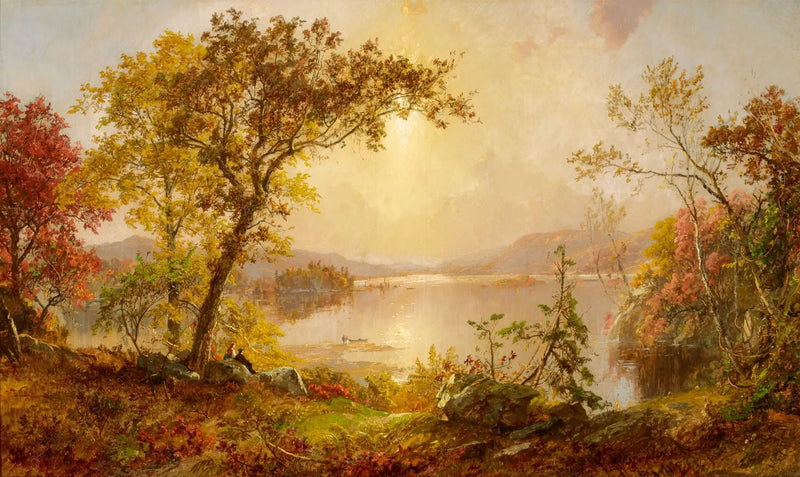 Lac Greenwood, Høst over Hudson - Jasper Francis Cropsey