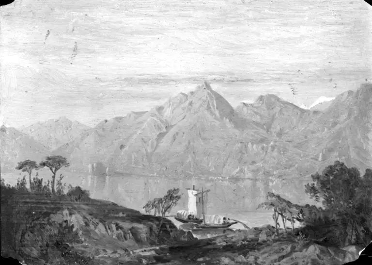 Maggiore-sjøen - William Trost Richards