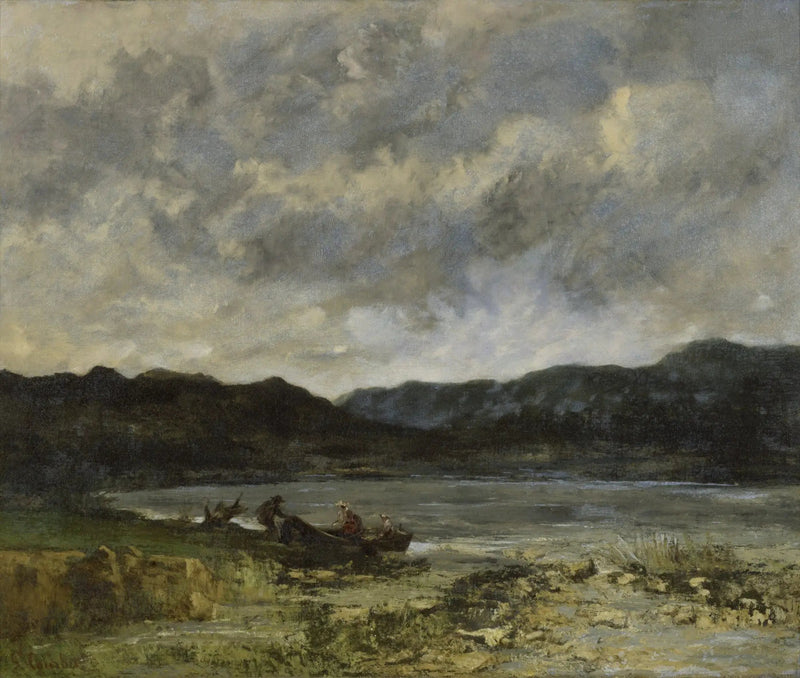Sjø ved Saint-Point - Gustave Courbet