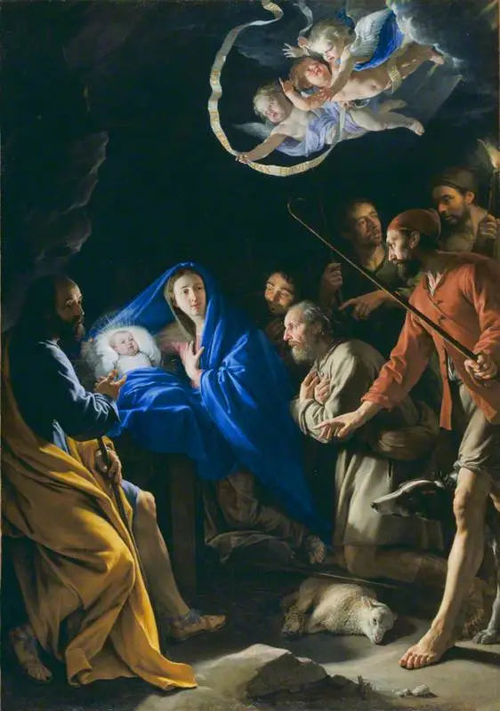 Betegnelsen for hyrdenes tilbedelse - Philippe de Champaigne