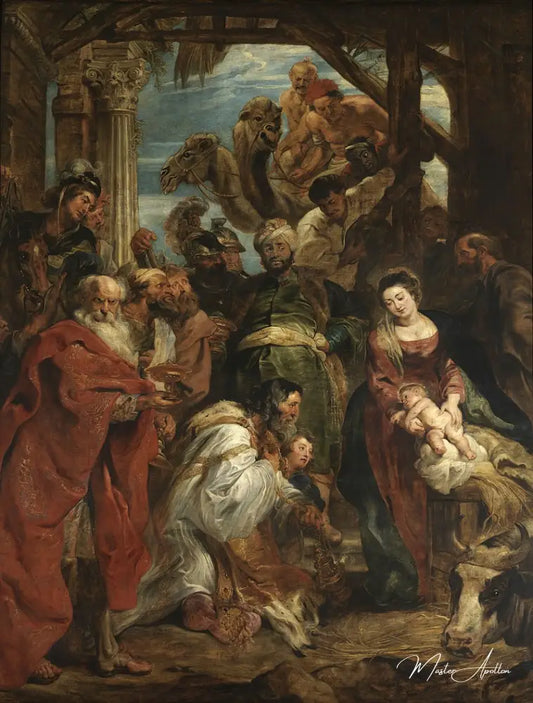 L'Adoration des mages (Rubens, Anvers, 1624) - Peter Paul Rubens - Reproductions de tableaux et peintures haut de gamme