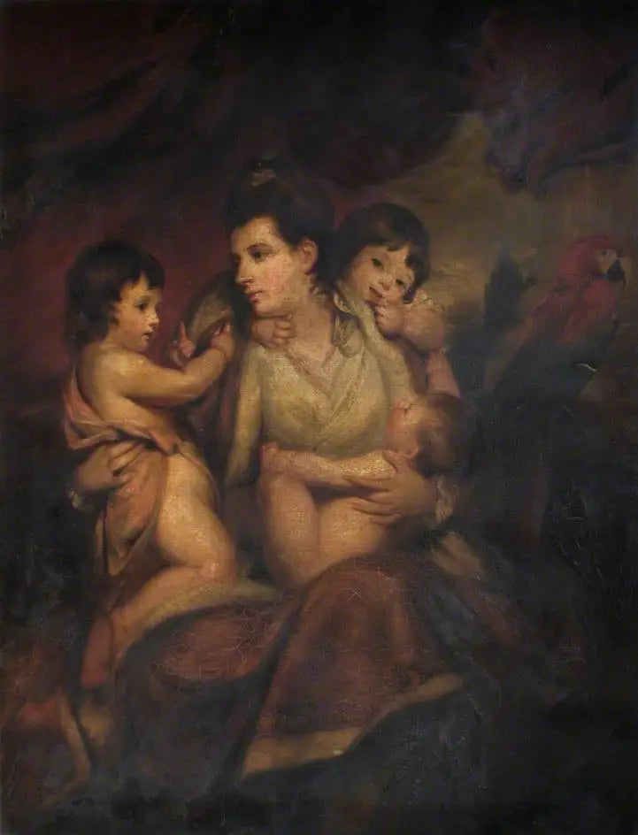 Lady Cockburn og hennes barn - Joshua Reynolds