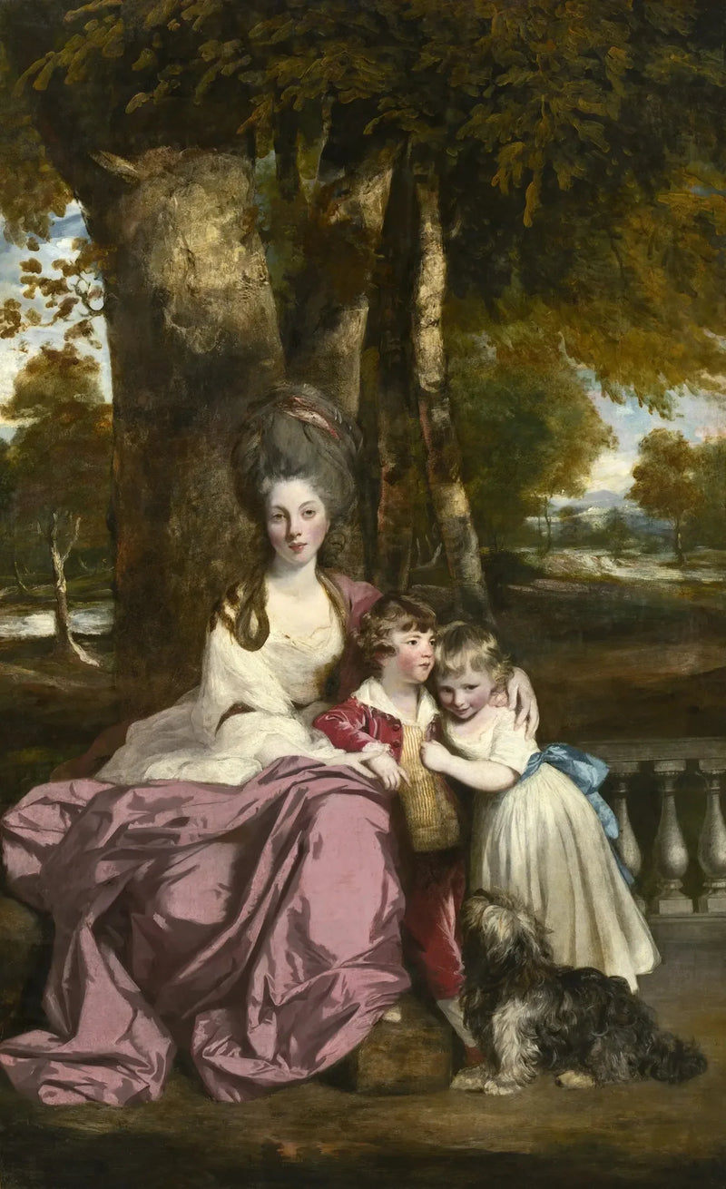 Dame Elizabeth Delmé og hennes barn - Joshua Reynolds