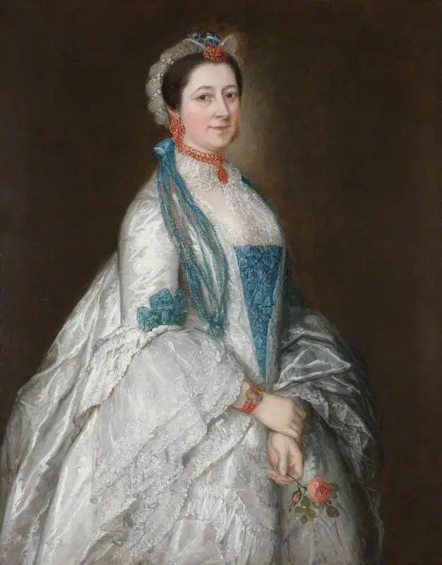 Lady Margaret Downing, ektefelle av Sir Jacob Downing, 4. baron - Thomas Gainsborough

Source:
Lady Margaret Downing, épouse de Sir Jacob Downing, 4e baron - Thomas Gainsborough