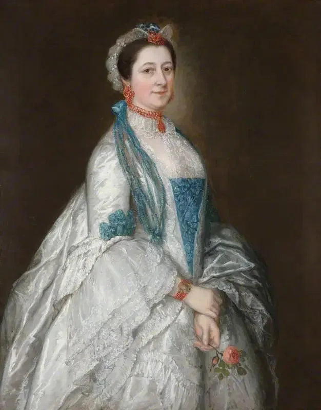 Lady Margaret Downing, ektefelle av Sir Jacob Downing, 4. baron - Thomas Gainsborough

Source:
Lady Margaret Downing, épouse de Sir Jacob Downing, 4e baron - Thomas Gainsborough