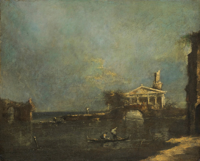 Venetiansk lagune - Francesco Guardi