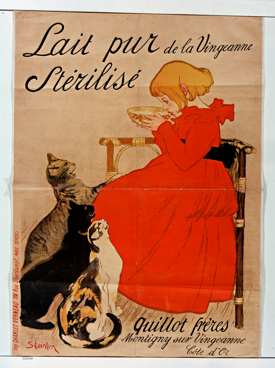Lait pur stérilisé de la Vingeanne - Théophile Alexandre Steinlen