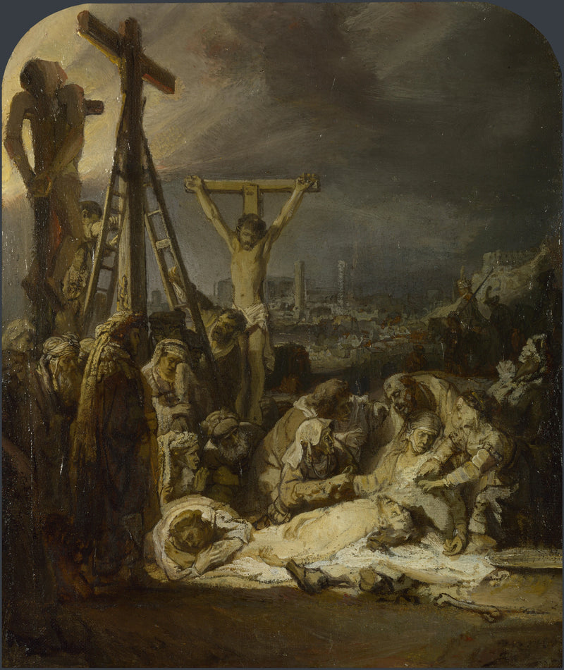 Klagen over den døde Kristus' kropp - Rembrandt