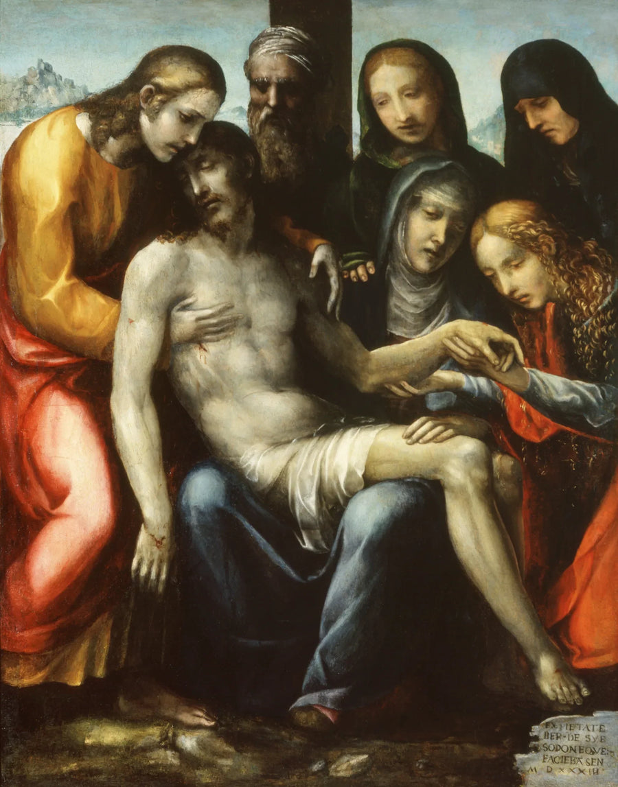 Korsfestelsen av Kristus - Il Sodoma (Giovanni Antonio Bazzi)