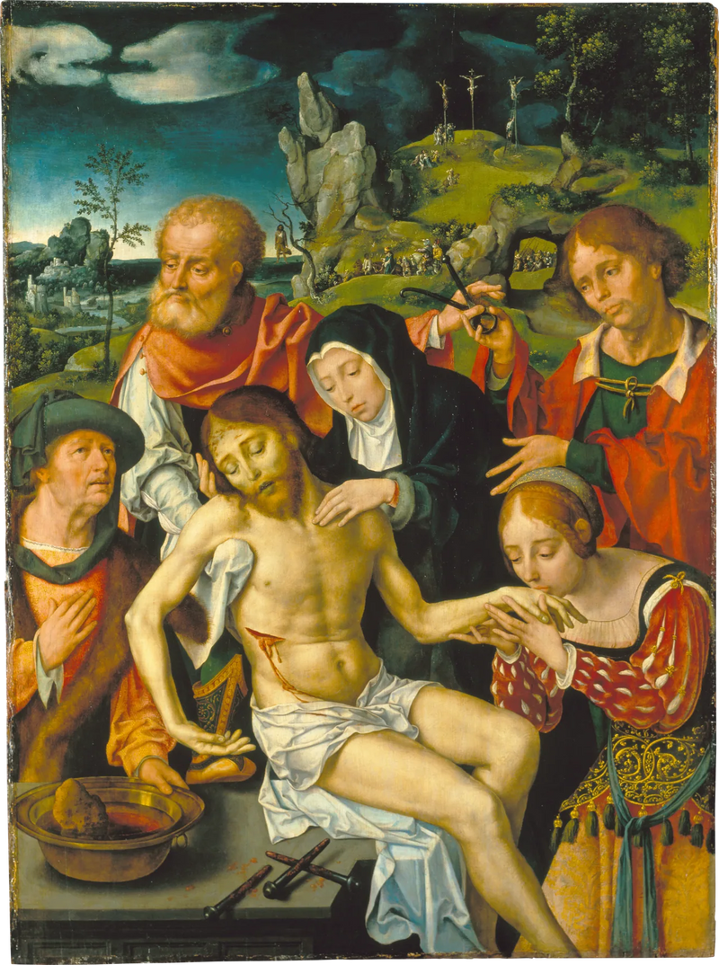 Korsfestelsen av Kristus - Joos van Cleve