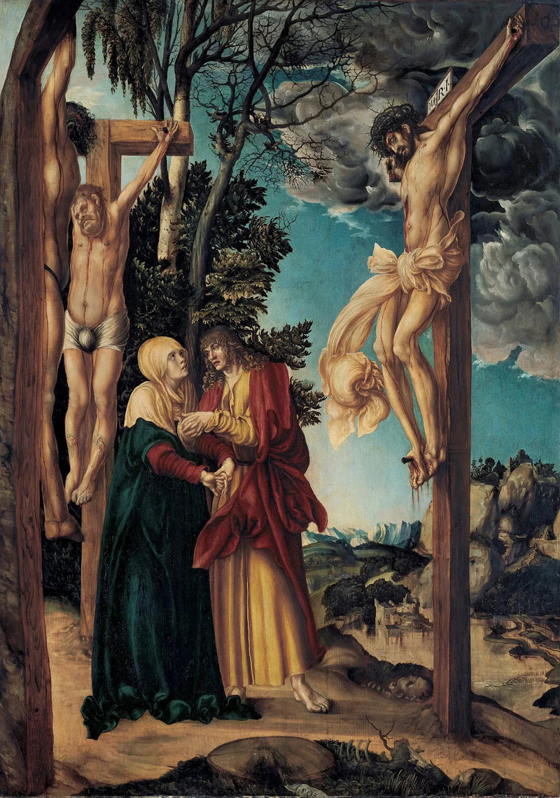 Sorg under korset - Lucas Cranach den eldre