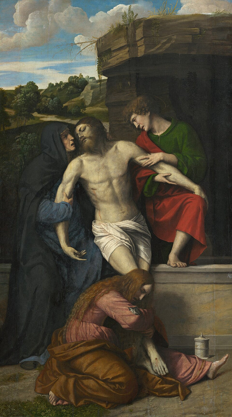 Sorg over den døde Kristus - Alessandro Bonvicino