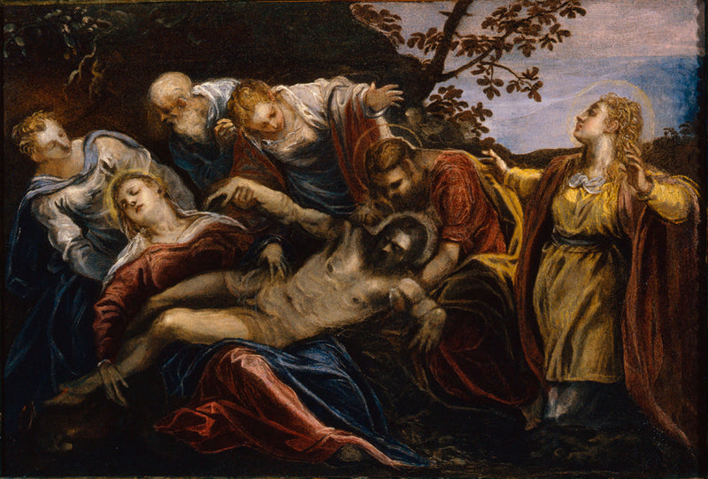 Sorg over den døde Kristus - Jacopo Tintoretto